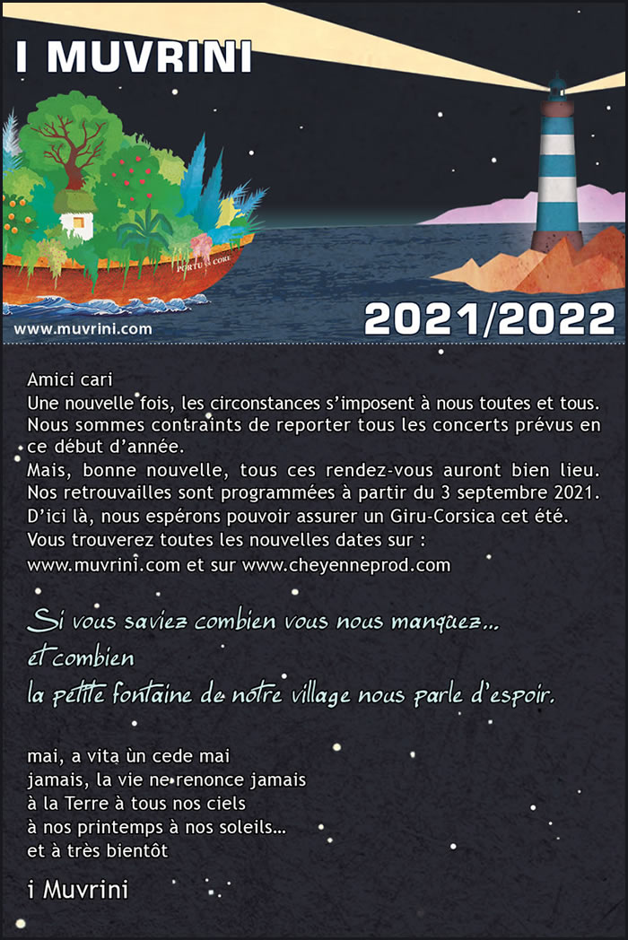 I MUVRINI TOUR 2021-2022